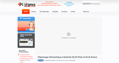 Desktop Screenshot of pc-urgence.com